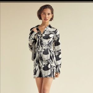 Reformation Daydream silk dress in Persephone